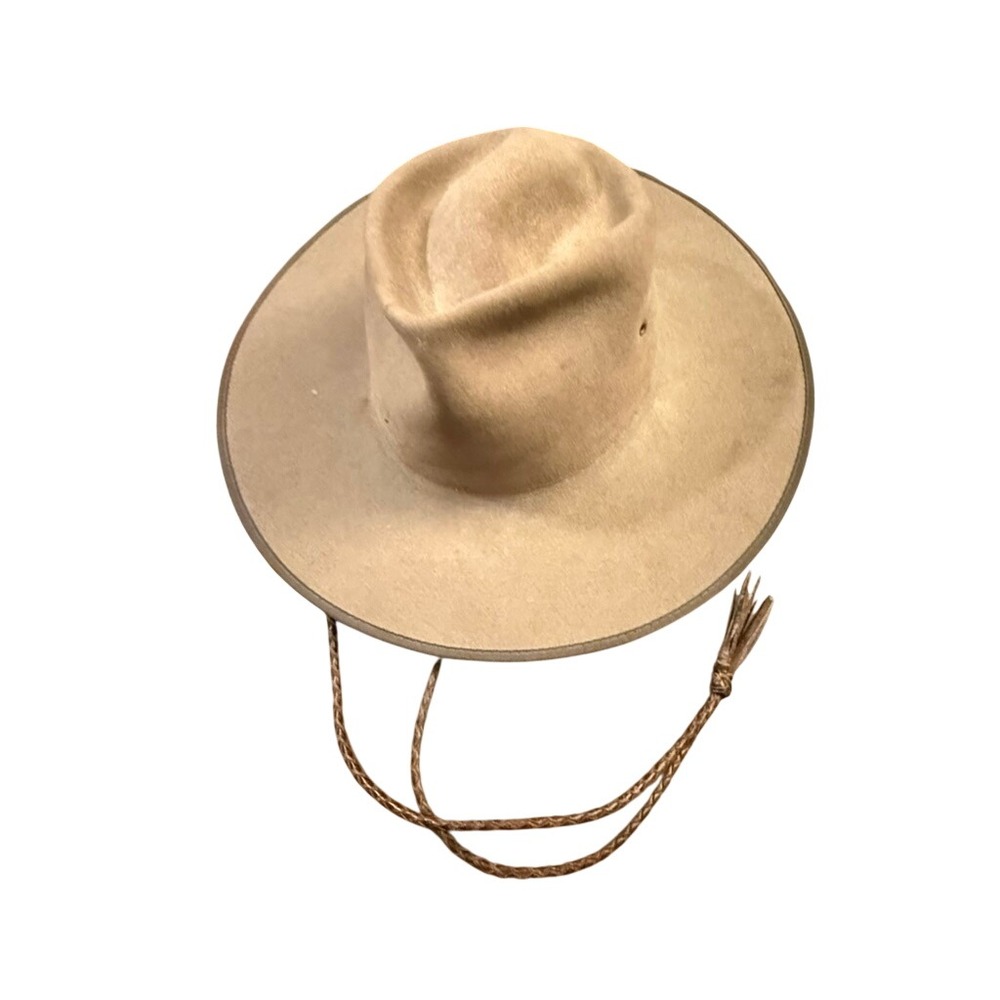 Vintage Akubra Cowboy Hat Size 56 Drover Fur Felt Outback Trading Co Australia
